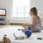 Television katselu opitaan lapsena